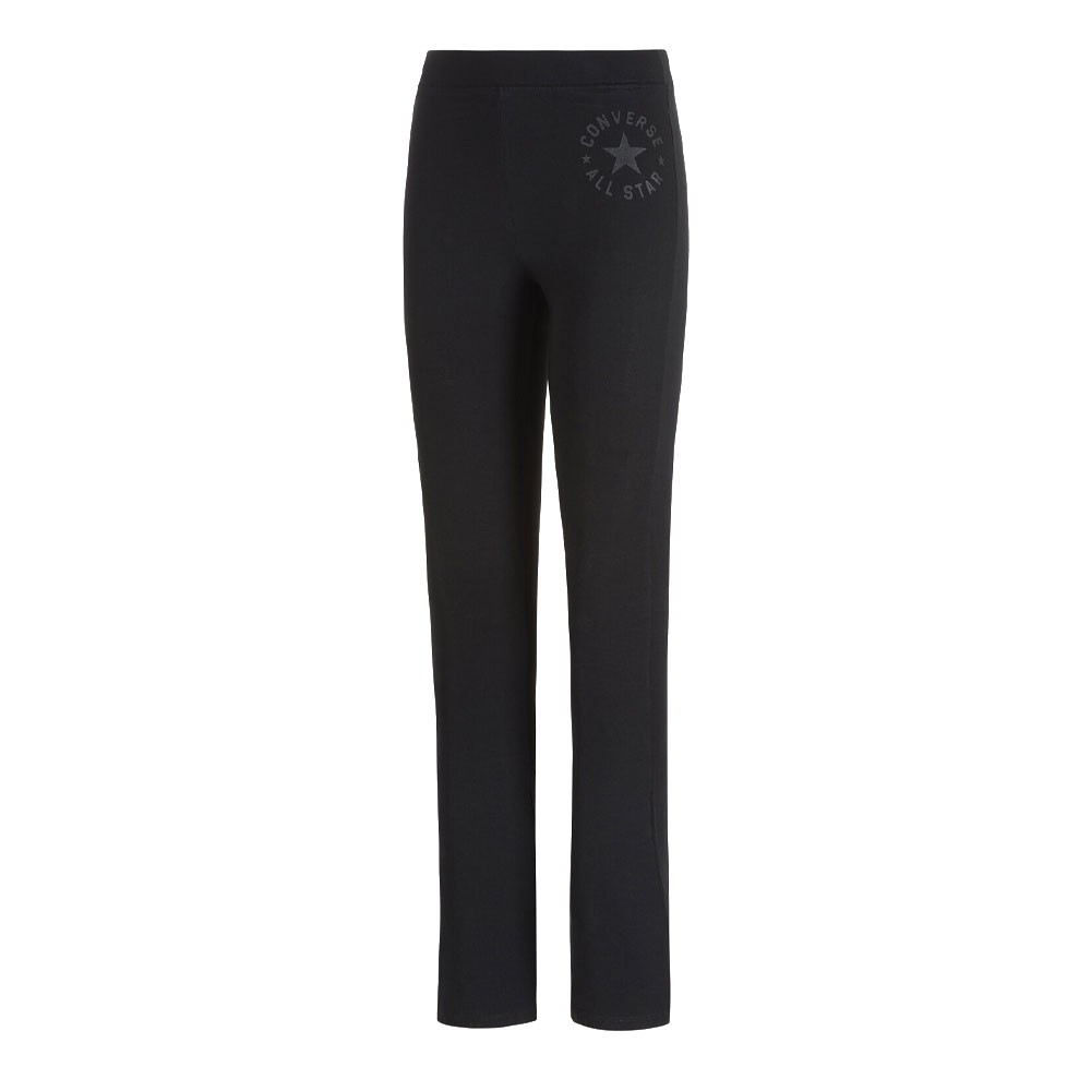 Converse Pantaloni A Zampa Logo Nero Donna S