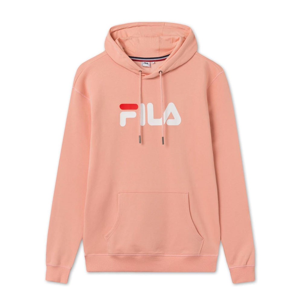 Image of Fila Felpa Con Cappuccio Unisex Logo Rosa Uomo M