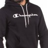 Champion Felpa Logo Nero Uomo