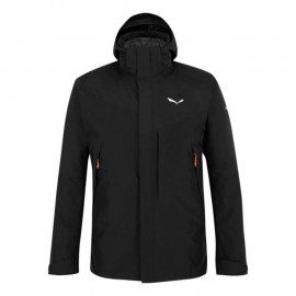 Salewa Giacca Alpinismo Stelvio Convertibile Gtx Nero Uomo