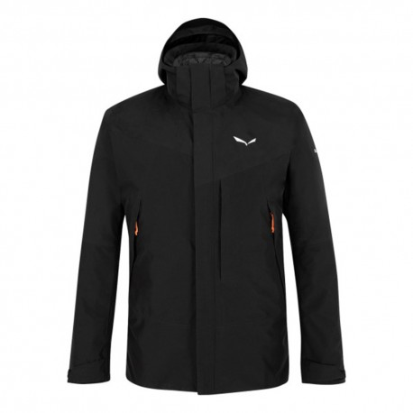 Salewa Giacca Alpinismo Stelvio Convertibile Gtx Nero Uomo