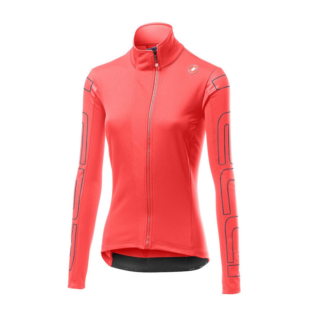 Image of Castelli Giacca Ciclismo Transition Rosa Donna L