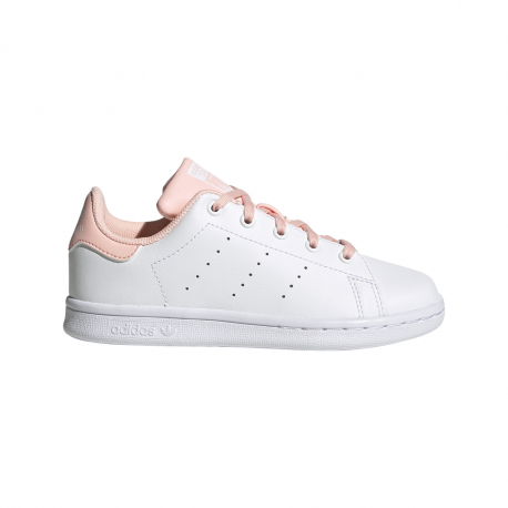 ADIDAS originals sneakers stan smith ps bianco rosa bambina