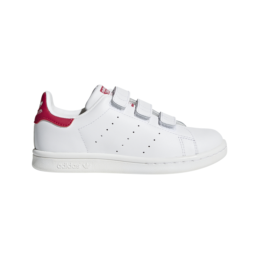 ADIDAS originals sneakers stan smith cf ps bianco rosso bambina EUR 35