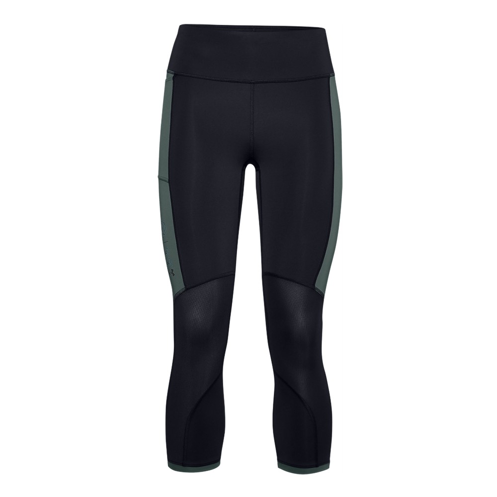 Under Armour Leggings Running Anywhere Cropped Nero Donna XS