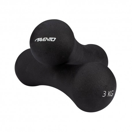 Avento Manubri Palestra Set 2 da 3 kg Nero