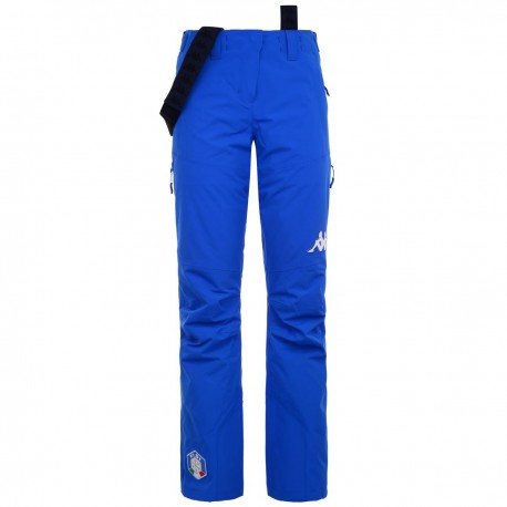 Kappa Pantaloni Sci Donna 6cento 665 Fisi Blu Donna