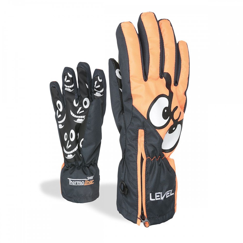 Level Guanti Sci Lucky Arancio Bambino - Acquista online su Sportland