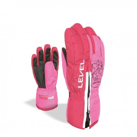 Level Guanti Sci Dudy Rosa Bambina