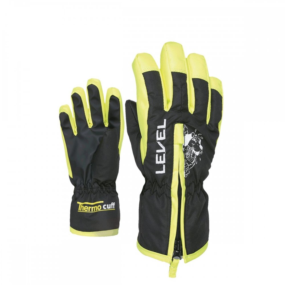 Level Guanti Sci Dudy Nero Giallo Bambino - Acquista online su