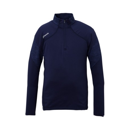Phenix Felpa In Pile Alto 1 2 Zip Tee Blu Uomo