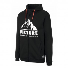 Kemano Zip Hoodie nero