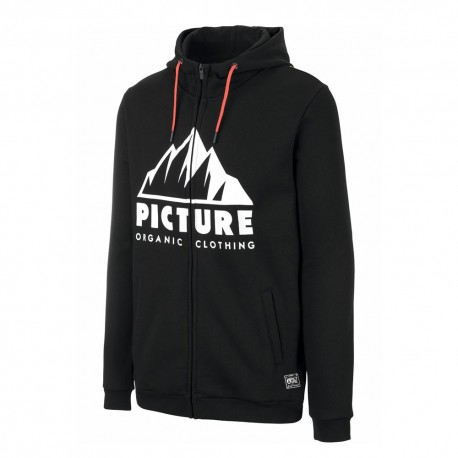 Picture Felpa Kemano Zip Hoodie Nero Uomo