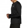 Asics Maglia Running Ml Run Silver Performance Nero Uomo