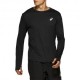 Asics Maglia Running Ml Run Silver Performance Nero Uomo