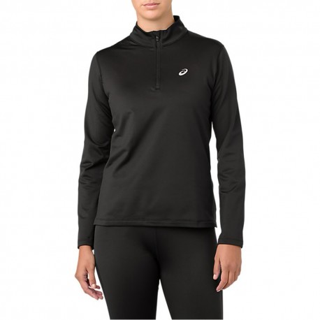 Asics Maglia Running Ml Hzip Winter Performance Nero Donna