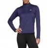 Asics Maglia Running Ml Hzip Winter Top Blu Donna