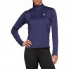 Asics Maglia Running Ml Hzip Winter Top Blu Donna