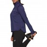 Asics Maglia Running Ml Hzip Winter Top Blu Donna