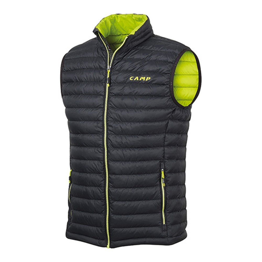 Camp Gilet Alpinismo Piuma Ed Motion Nero Lime Uomo - Acquista online su  Sportland