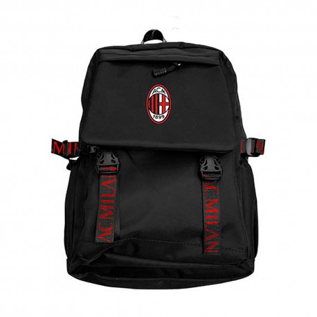 Imma Zaino Calcio Sport Milan Ac Milan Nero Rosso Uomo