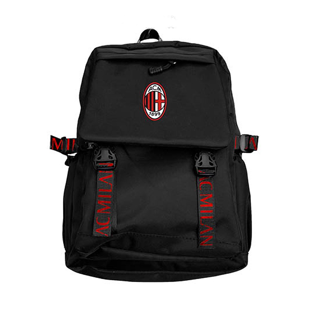 Image of Imma Zaino Calcio Sport Milan Ac Milan Nero Rosso Uomo TU