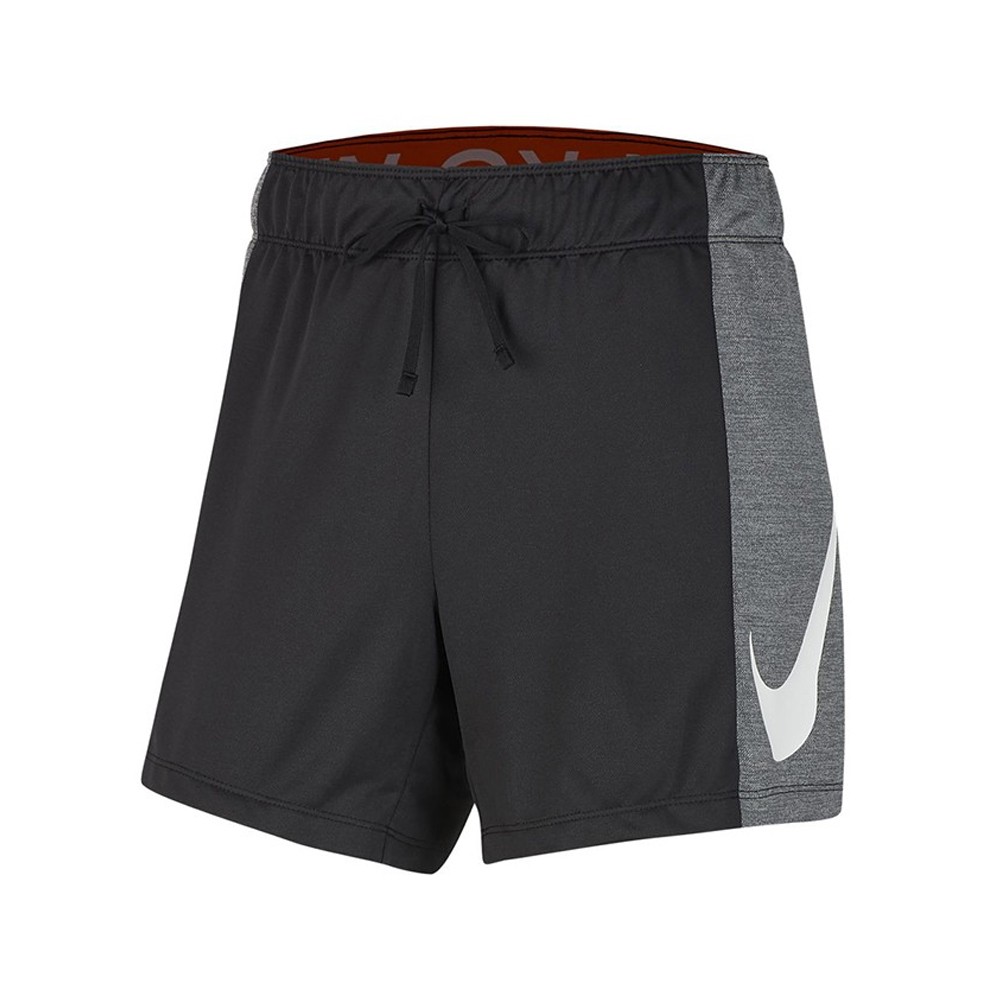 Nike Pantaloncino Palestra Bicolor Shoosh Nero Donna M