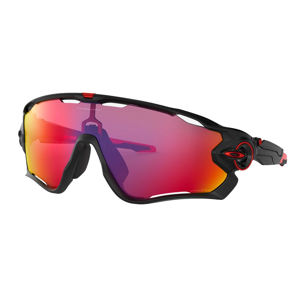 Oakley Occhiali Jawbreaker Nero Opaco Con Lenti Prizm Road Uomo TU