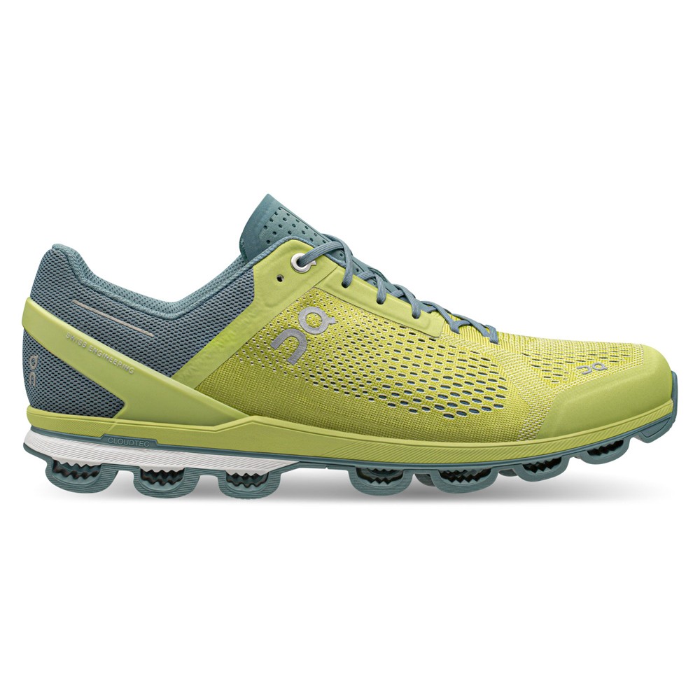 On Scarpe Running Cloudsurfer Lime Grigio Uomo - Acquista online su  Sportland