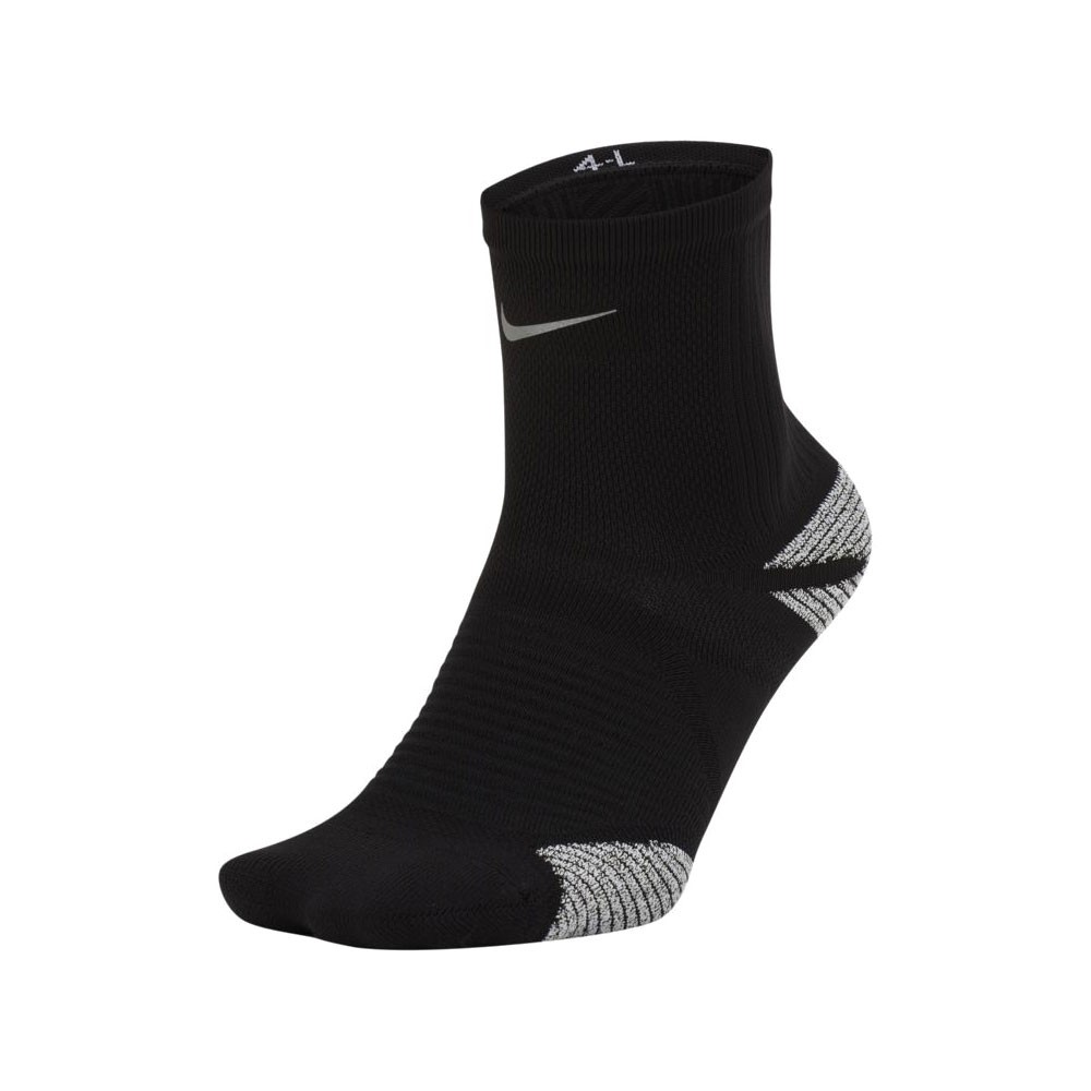 Nike Calze Ankle Racing Nero Grigio Unisex Eur 41/43 - 8-9.5