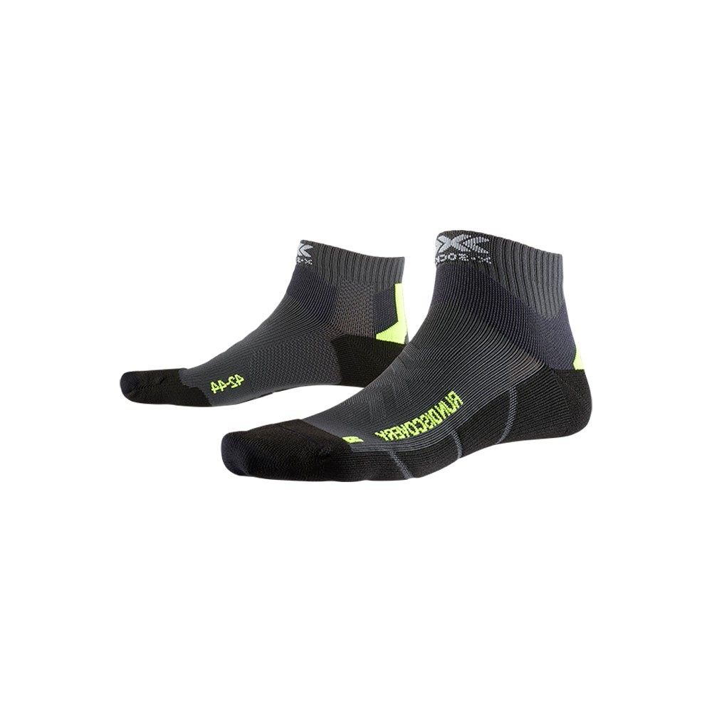 X-Socks Calze Discovery 4.0 Giallo Nero Unisex EUR 39/41