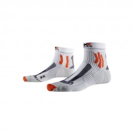 X-Socks Calze Marathon 4.0 Bianco Rosso Unisex