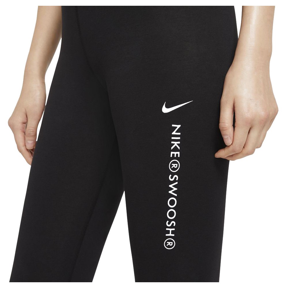 Nike Leggings A Vita Alta Swoosh Nero Donna - Acquista online su Sportland