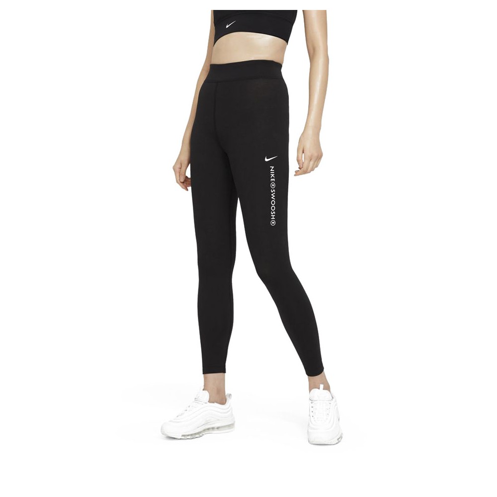 Nike Leggings A Vita Alta Swoosh Nero Donna - Acquista online su Sportland