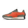 New Balance Sneakers 327 Suede Mesh Arancio Blu Uomo