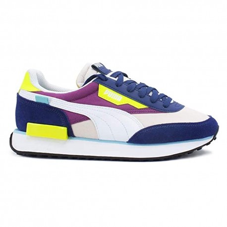 Puma Sneakers Future Rider Play On Blu Viola Bianco Donna