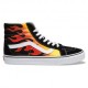 Vans Sneakers Sk8 Hi Reissue Flame Giallo Bianco Uomo