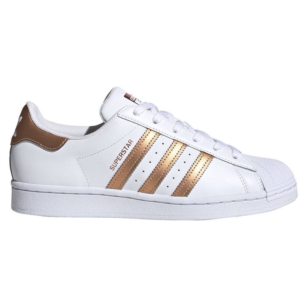adidas superstar strisce bronzo