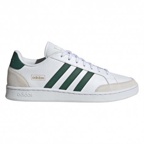 ADIDAS sneakers grand court se bianco verde uomo