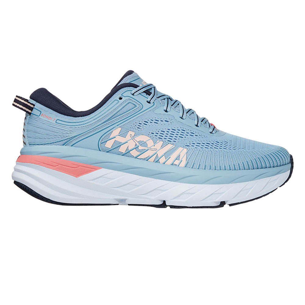 Hoka Scarpe Running Bondi 7 Blu Bianco Rosa Donna Acquista online su