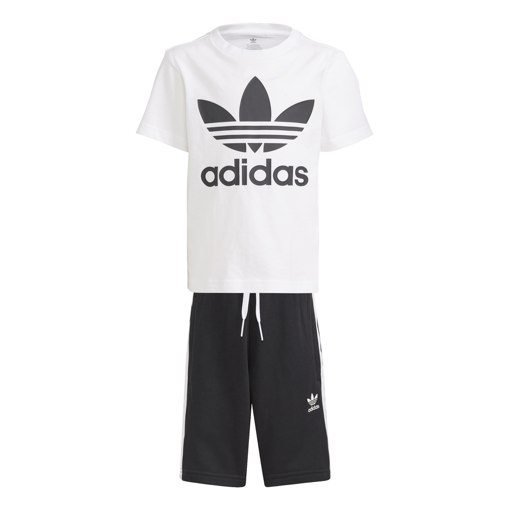 ADIDAS originals completo t-shirt e shorts nero bambino - Acquista online  su Sportland