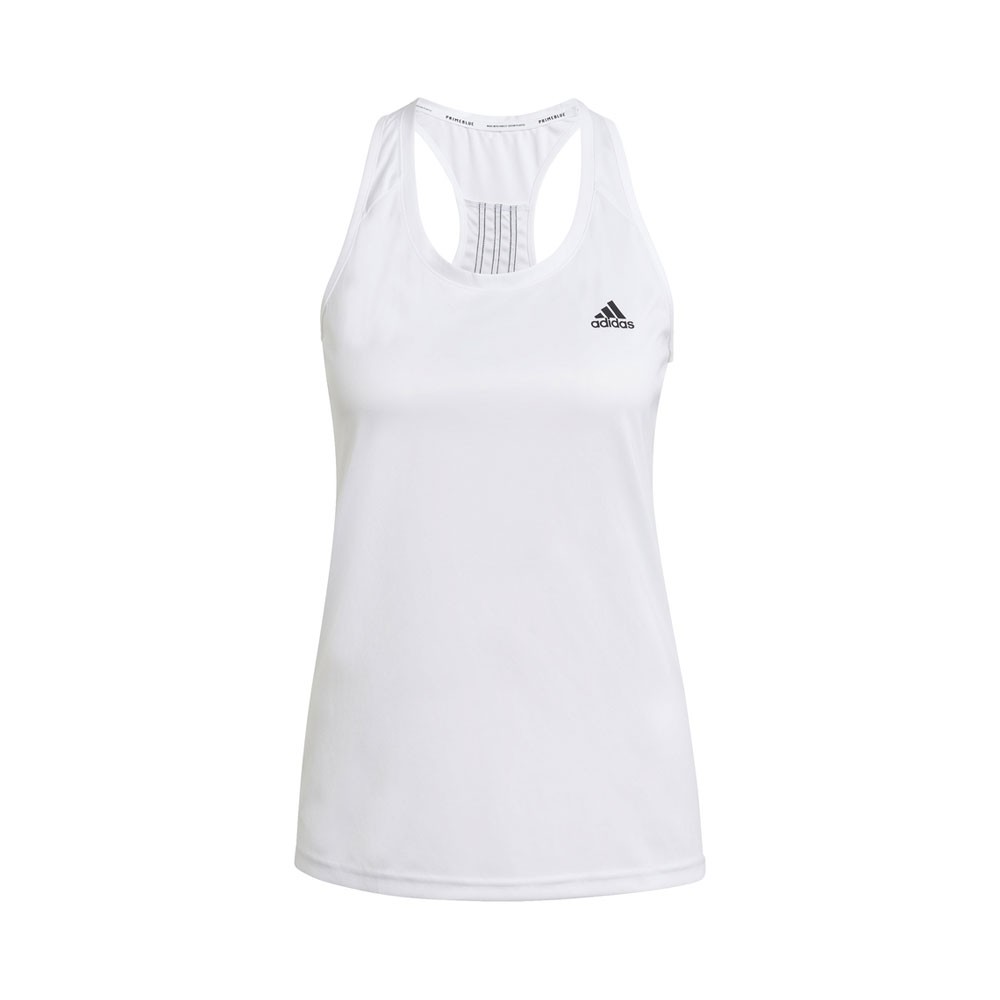 ADIDAS canotta palestra bianco donna L