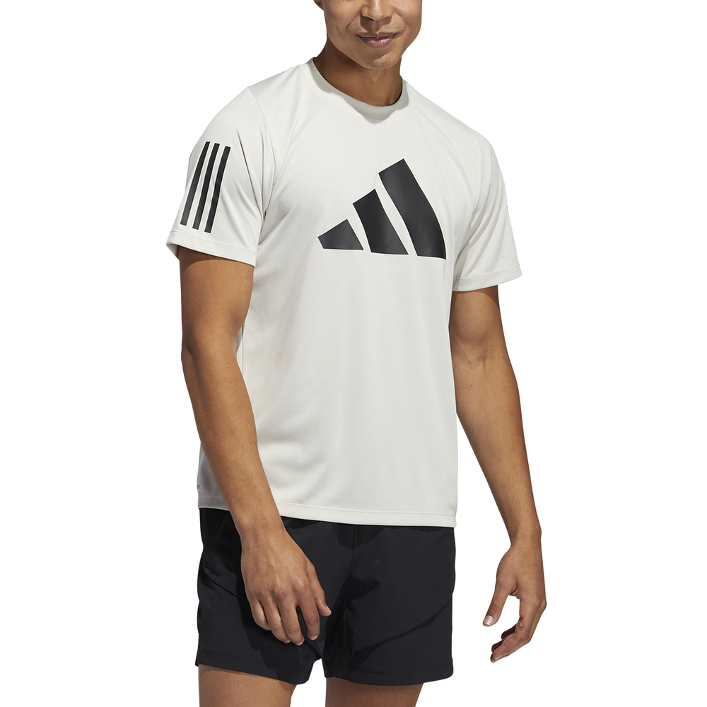 ADIDAS maglietta palestra logo avorio uomo - Acquista online su Sportland