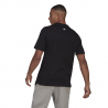 ADIDAS maglietta palestra sportswear logo nero uomo