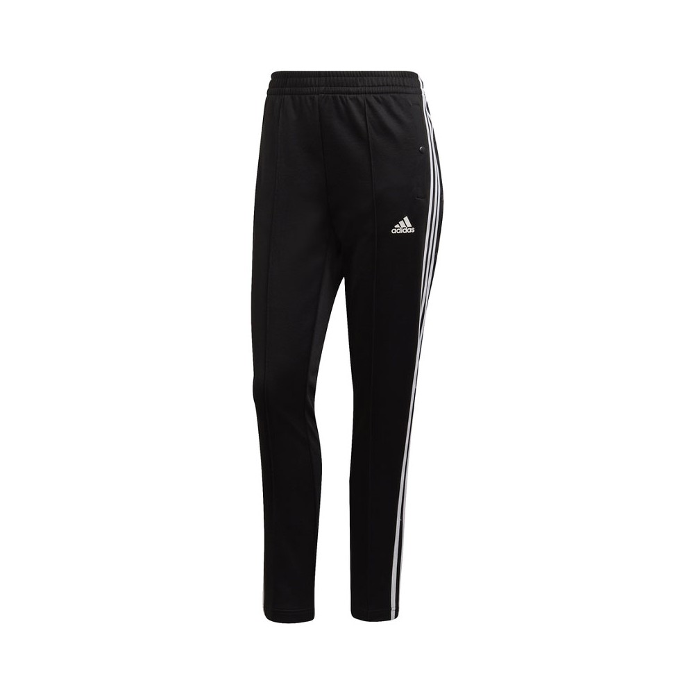 ADIDAS pantalone palestra 3stripes bottoni nero donna L