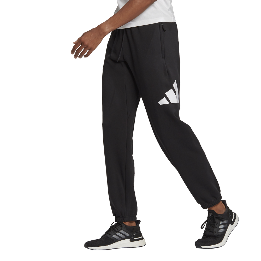 ADIDAS pantaloni con polsino logo nero uomo - Acquista online su Sportland
