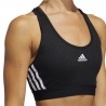 ADIDAS reggiseno sportivo 3stripes nero donna