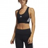 ADIDAS reggiseno sportivo 3stripes nero donna