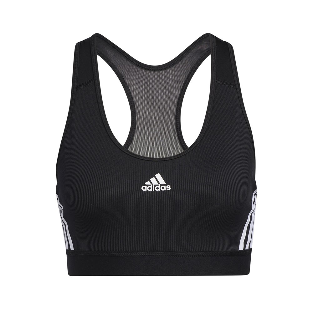 ADIDAS reggiseno sportivo 3stripes nero donna M