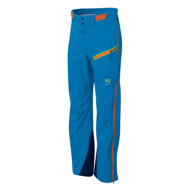 Pantaloni Sci Uomo Antiacqua Antivento - Regular Fit, Chiusura Con Cerniera E Bottoni, Tasche Con Cerniera, Nero - Foto 3